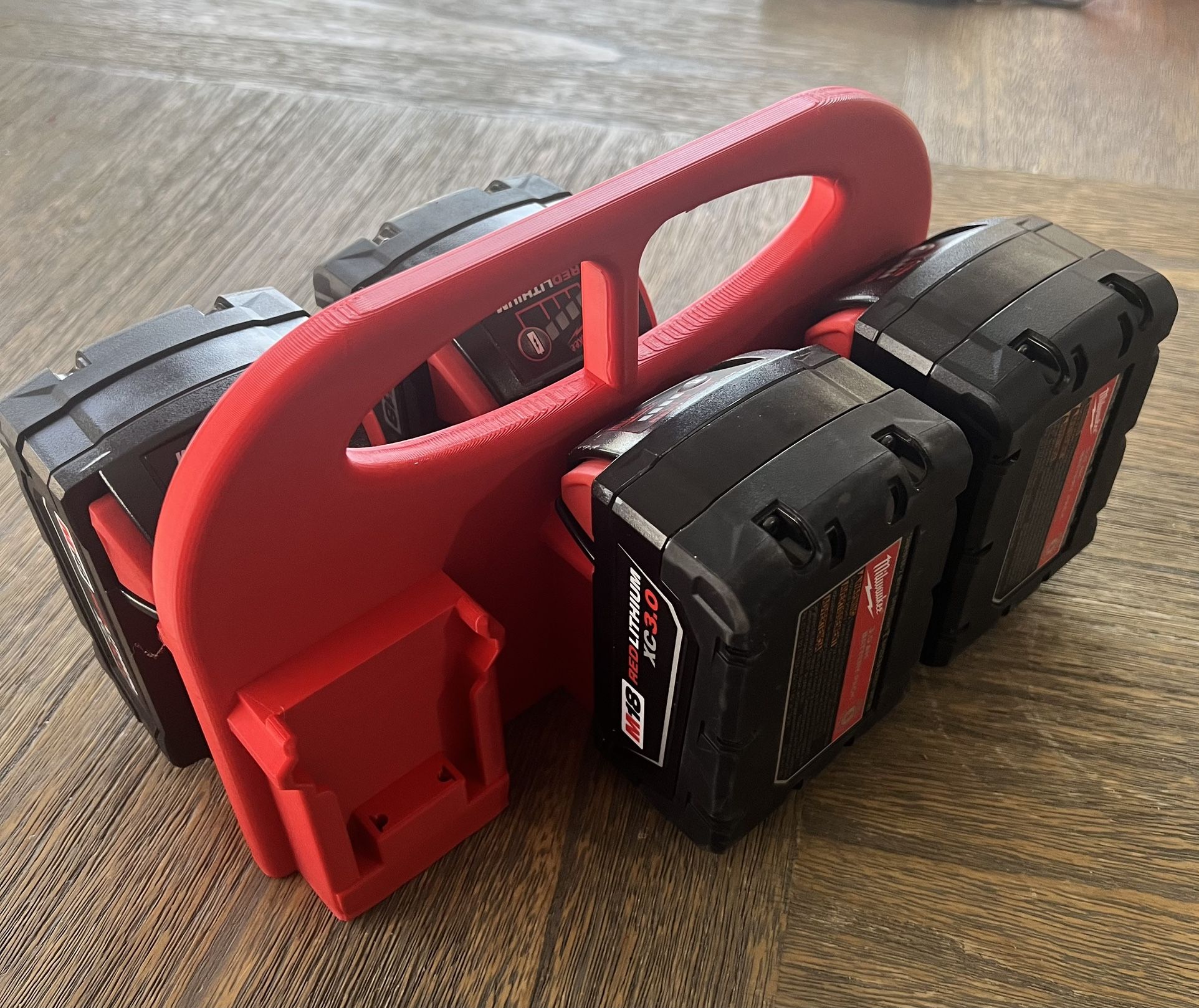 Milwaukee Battery Holder Storage Hold Up To 6 (m18)
