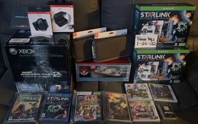 Sealed Xbox360 Switch Lite XboxOne Ps4 Nintendo 3ds Ps2 