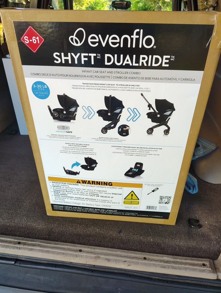 Shyft DualRide Infant Car Seat and Stroller (Brand New In Box)