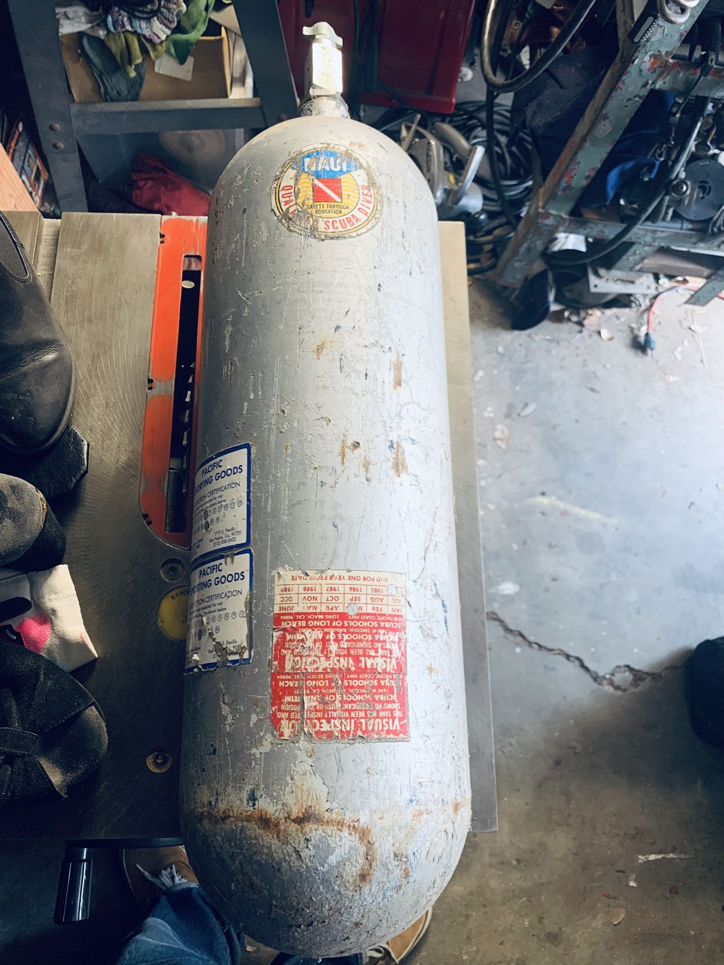 Scuba Tank Air High Pressure Diving