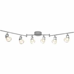 Hampton Bay 6-Light 4 ft. Chrome Integrated LED Track Lighting Kit