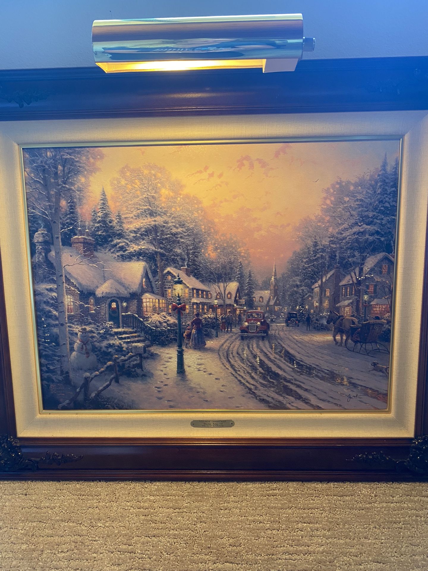 Thomas Kinkade Village Christmas