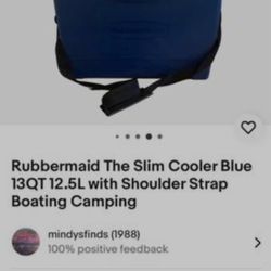 Slim Rubbermaid Cooler