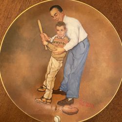 Home Run Slugger From Norman Rockwell American Family Series II