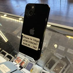 iPhone 14 128gb AT&T/CRICKET 