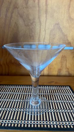 Martini glass vase