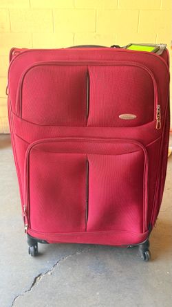 2 used suitcases for $15