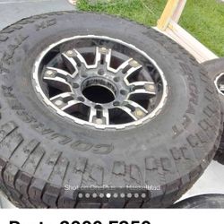 F250 Wheels, Two New Tires,