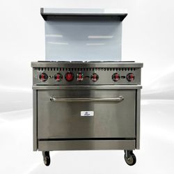 36 ins 6b NSF oven ranges HFSO-36