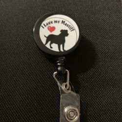 Mastiff Badge Reel