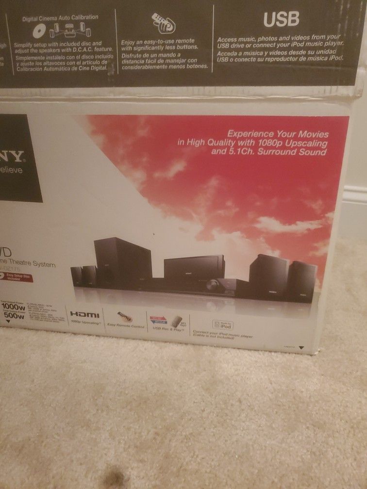 Sony DVD Home Theater System.