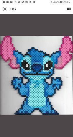 Disney Stitch Perler Bead Pixel Art
