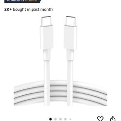 USB C to USB C Cable 100W 6.6ft 