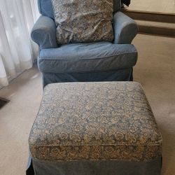 Oversized Chair And Ottoman X 2