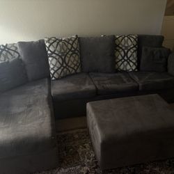 Used 3 Piece Sectional with Ottoman - Bob’s Furniture