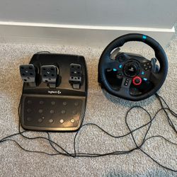 Logitech G29 Racing Wheel and Floor Pedals - PS5, PS4, PS3, PC, Mac