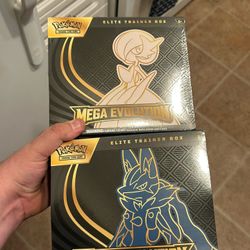 Sealed Pokemon ETBs (Mega Evo, BB/WF, Surging Sparks)