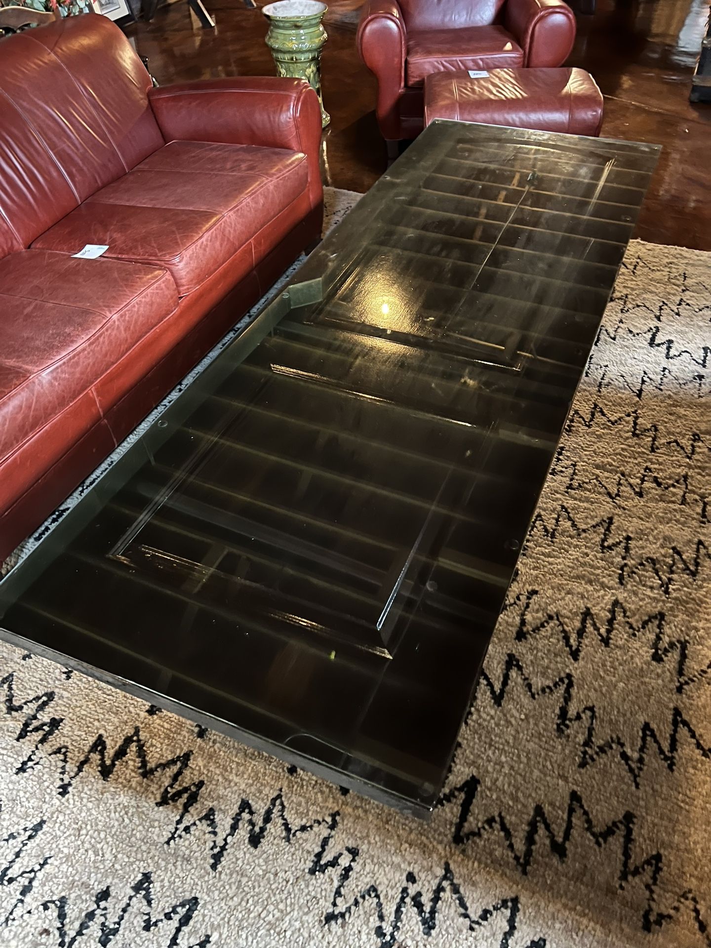 Coffee Table Door With Tempered Glass