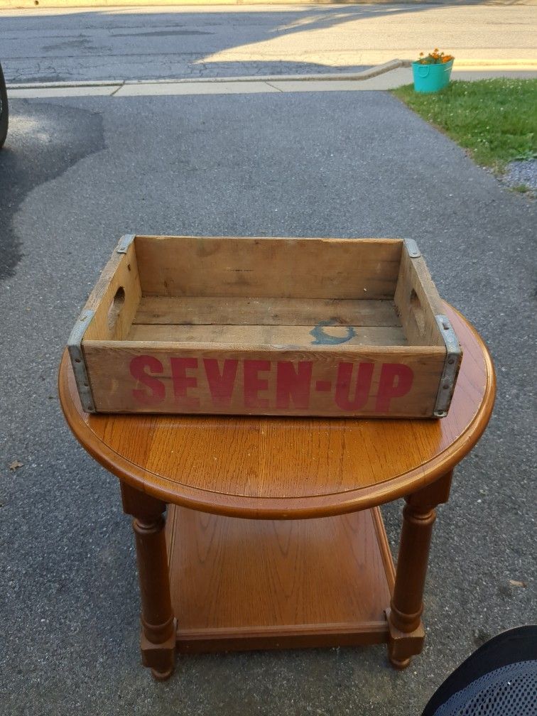 Old Seven Up Bottle Crate