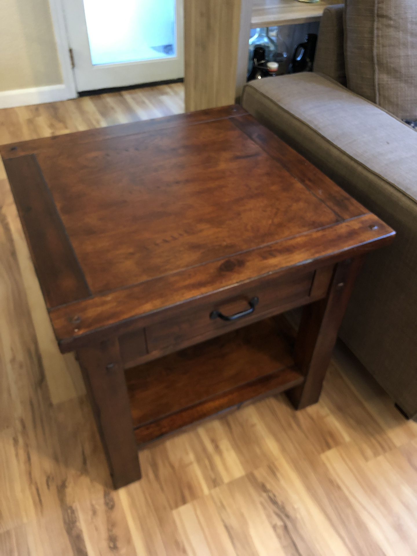 World market end table and console table