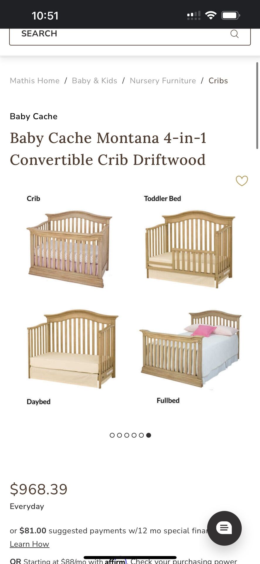 Baby Cache Montana 4 in 1 convertible crib with Little Dreamer mattress for Sale in Menifee CA OfferUp