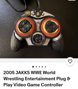 2005 JAKKS WWE World Wrestling Entertainment Plug & Play Video Game Controller