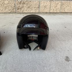 Fuel Open Face motorcycle Helmet - Medium Size 