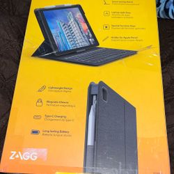 Zagg Messenger Folio 2 for iPad 9th, 8th, 7th Gen & iPad Air 3rd Gen Charcoal $20