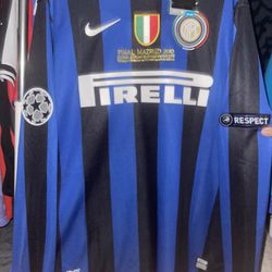Retro 09/10 Inter Milan Champions League Final Long Sleeved Jersey XL