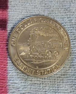 Vintage Silver And Gold Casino Coins