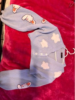 Baby Blue Cinnamon Roll Cardigan 🩵