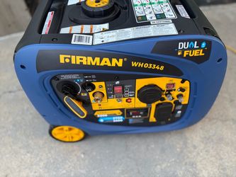 Firman dual fuel generator