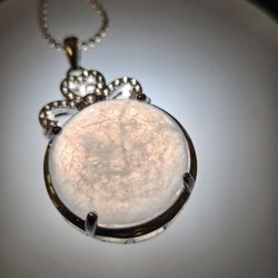 Natural Burmese Jadeite Pendant