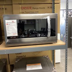 New LG Black Stainless Microwave 