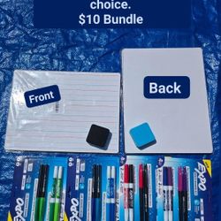 School Office Supplies White Board Bundle 
