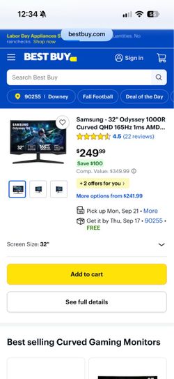 Gaming monitor