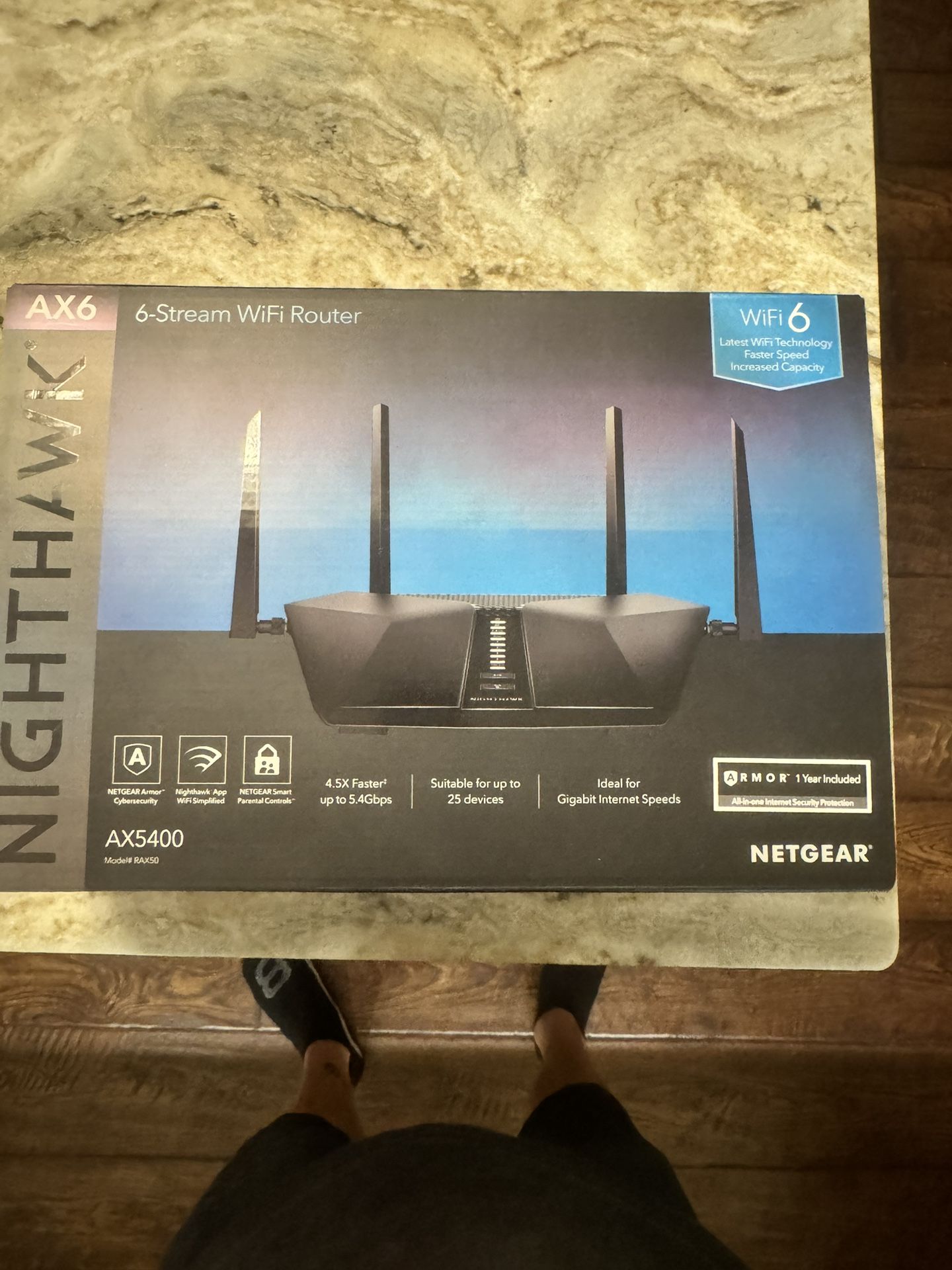 Netgear Nighthawk WiFi Router AX6 -AX5400