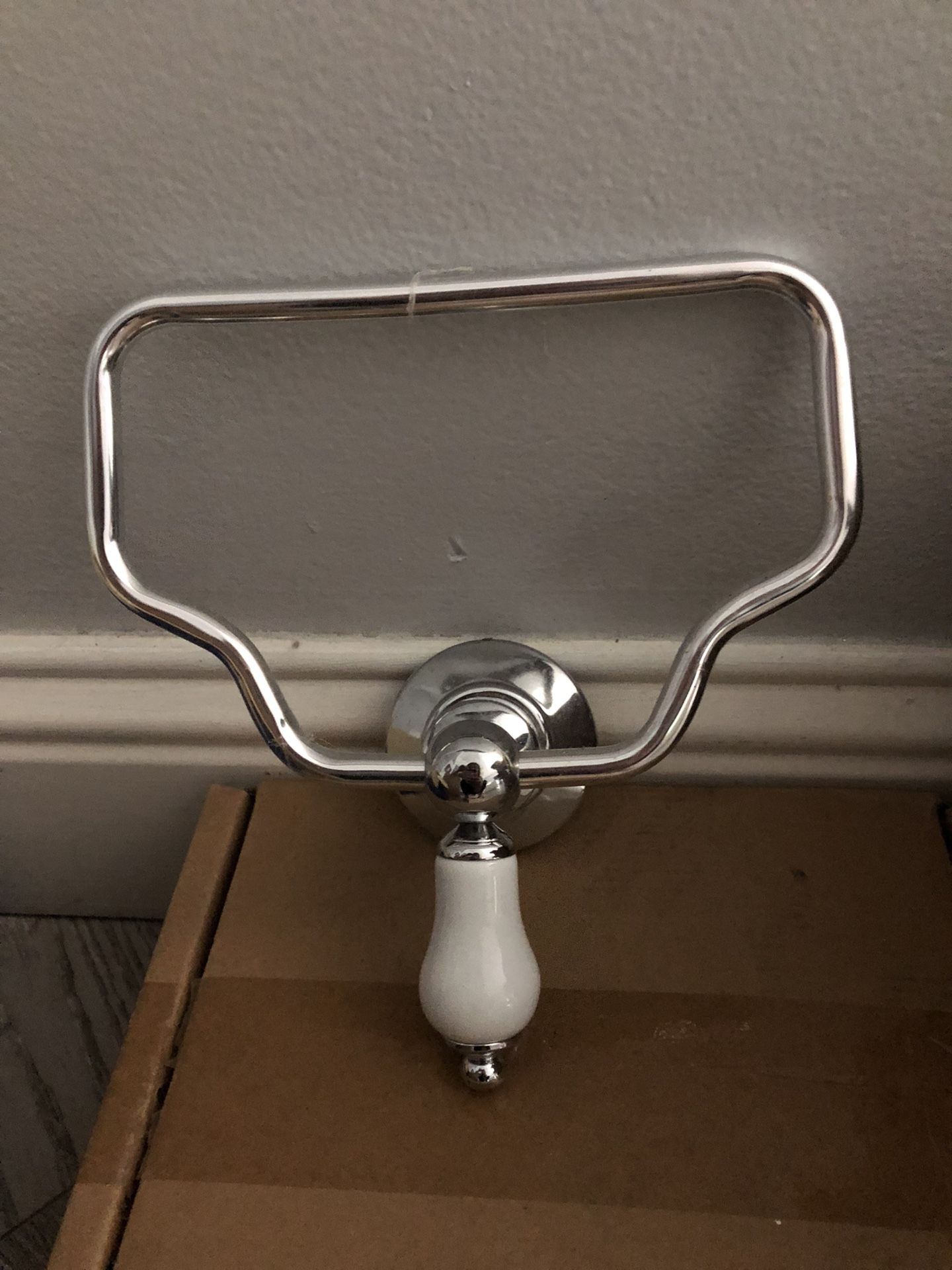 Free New Toilet Holder, Robe Hook And Shower Faucet Knob