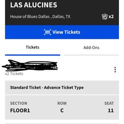 Las Alucines Tickets