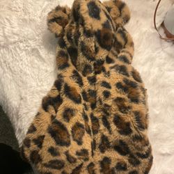 Dog Fur Leopard Coat