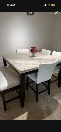Marble dining set