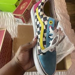 Crazy Check Vans 