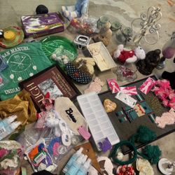 Everything For 5$! Vintage Home Decor Figuring Glass Holiday Halloween Crafts 