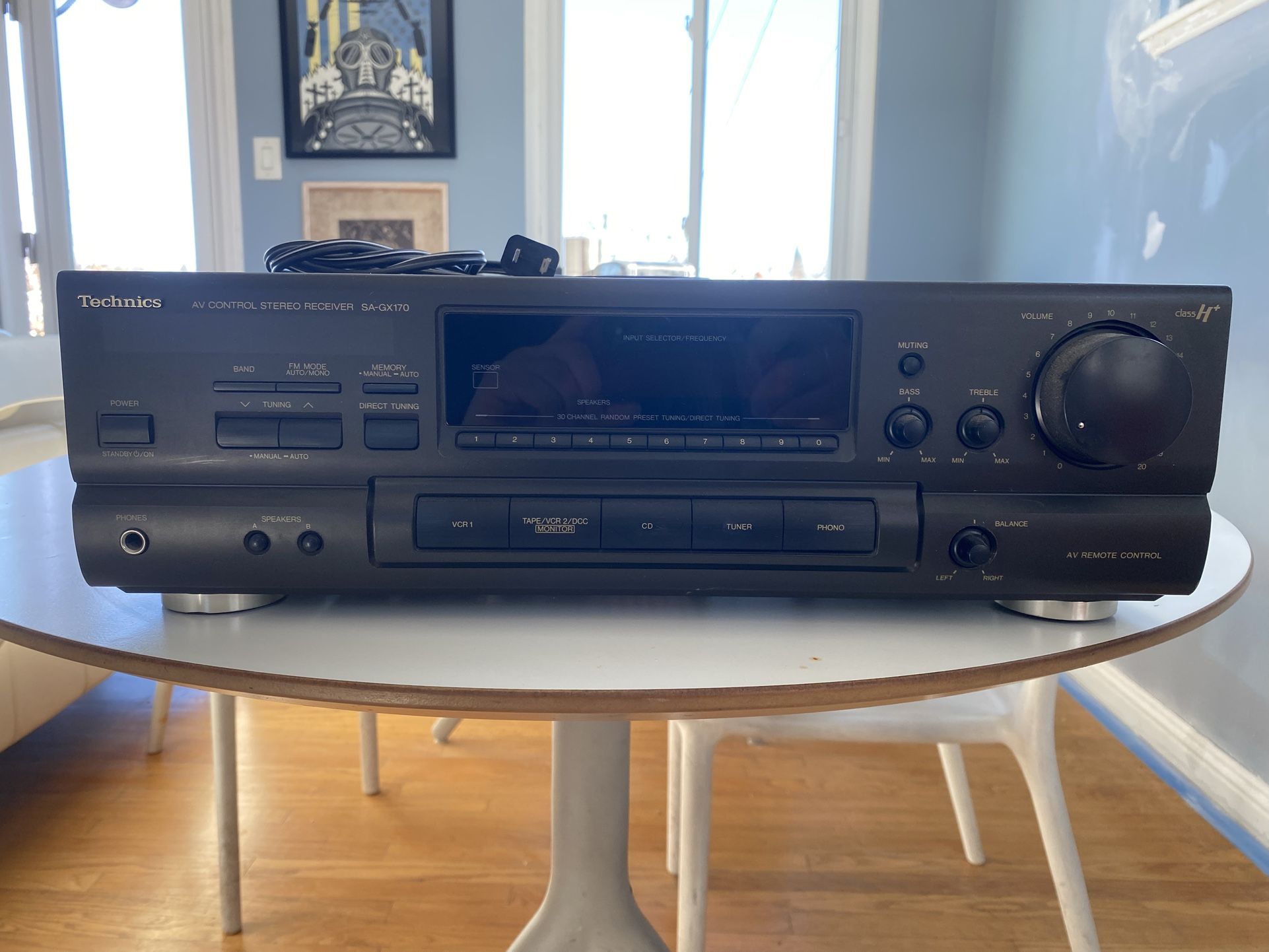 Technics AV CONTROL STEREO RECEIVER SA-GX170