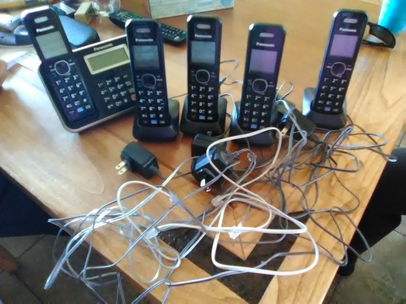 Telephones and fax machine are in good condition