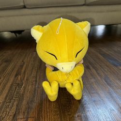 Pokémon Life-Size Banpresto Abra Plush 12” Mofugutto USA SELLER