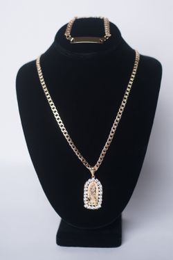 14k Gold filled Cuban link set