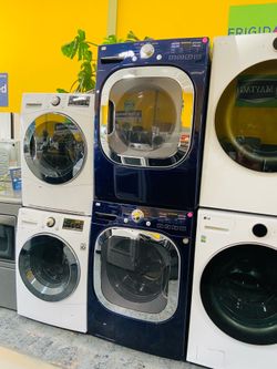 LG lavadora y secadora a pagos flexibles
