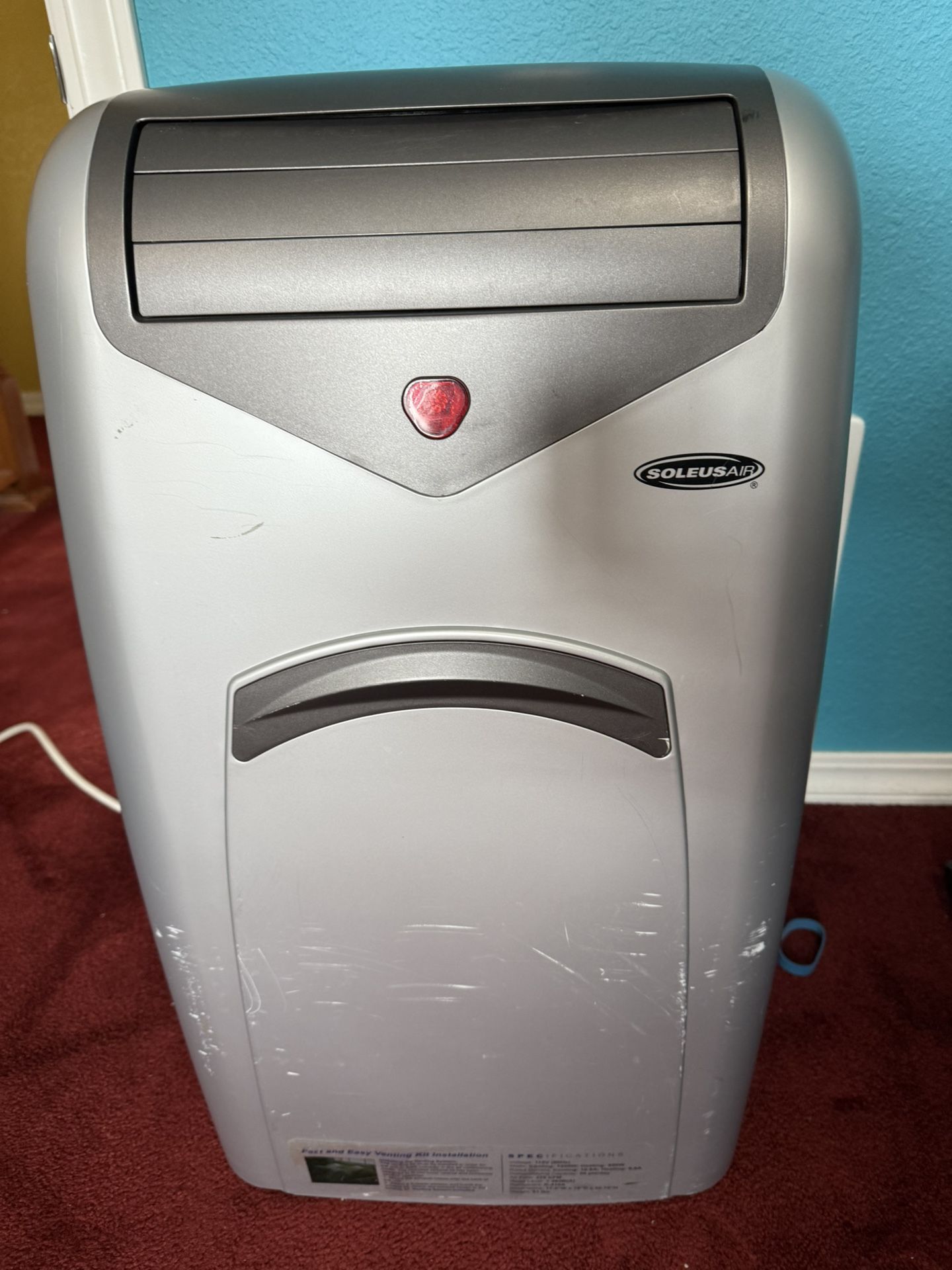 Soleus air Portable Air Conditioner 10,000 BTUs