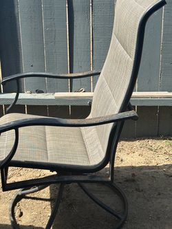 2 patio chairs